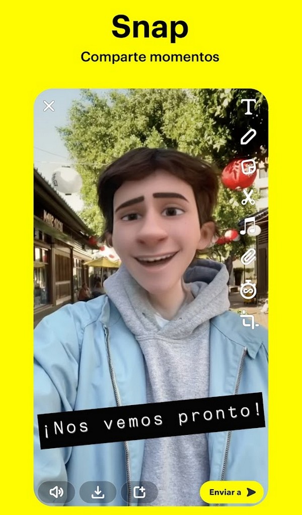  imagen 1 de Snapchat
